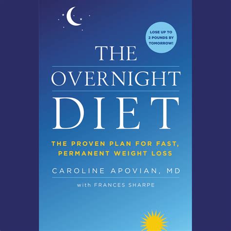 Apovian overnight diet download  She is the woman behind The Overnight Diet, which was featured on Dr Oz and promises that you can lose two pounds overnight by jump starting your routine with a menu of drinks like